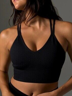 Soma Longline Strappy  Black Bra M